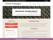 Tablet Screenshot of mitigationtechnologies.com